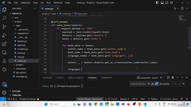 How to save JSON Data into Django model with Many-to-Many field in Hindi смотреть онлайн