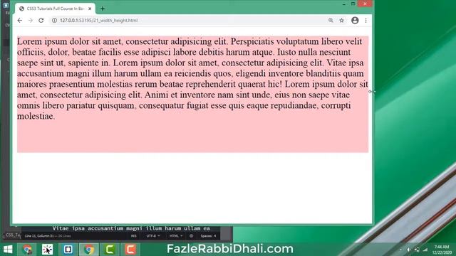 min-height and max-height Property in CSS - CSS3 Tutorials Full Course In Bangla смотреть онлайн