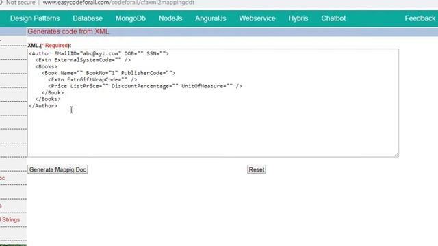 XMLToMappingDoc; XML To Xls; XML to Excel; XML to Mapping Doc at www.easycodeforall.com смотреть онлайн