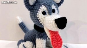 Амигуруми: схема Хаски. Игрушки вязаные крючком - Free crochet patterns.