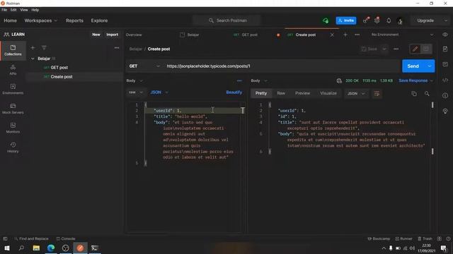 Belajar POSTMAN GET - PUT - POST - DELETE dan API TESTING смотреть онлайн