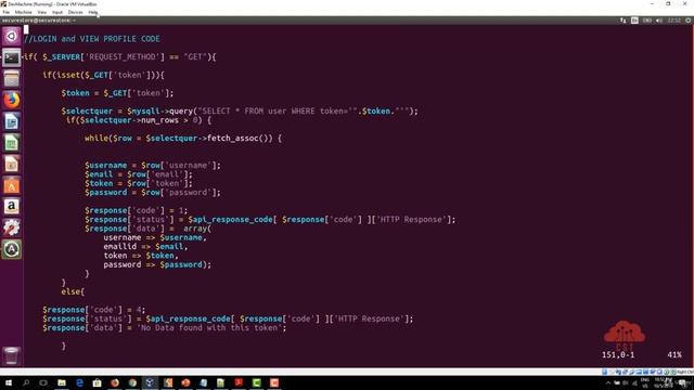 4. SQL Injection - Vulnerable code (penseting REST APIs) #hacking REST APIs смотреть онлайн