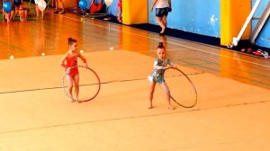 1 е  выступление с обручем. Лера с обручем..... Художественная гимнастика. Ставрополь