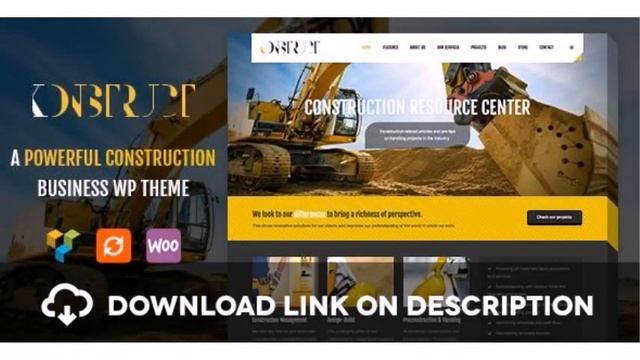 Konstruct - WordPress Construction, Building And Business Theme Free Download смотреть онлайн
