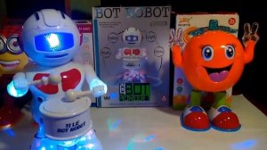 Апельсин, Робот,Миньон музыкальные игрушки для малышей.