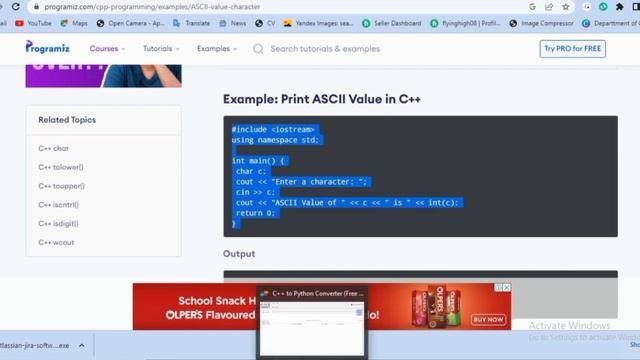 C++ to Python Code Conversion смотреть онлайн