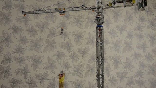 model tower crane liebherr rc/модель башенный кран с балочной стрелой 4 смотреть онлайн