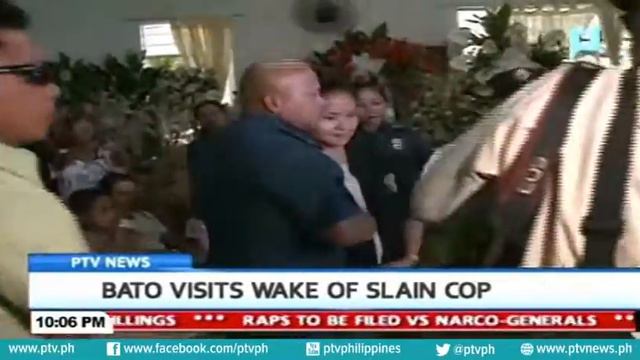 Bato visits wake of slain cop смотреть онлайн