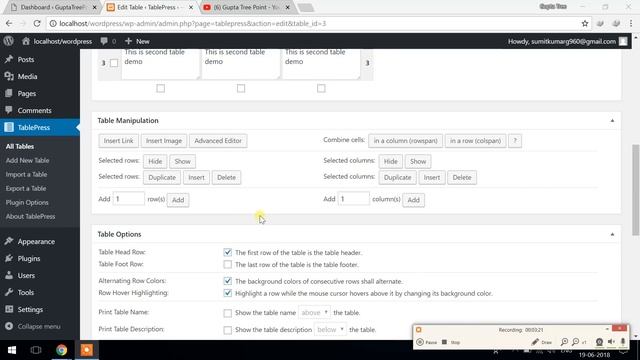 How to insert table in WordPress blog post in Hindi смотреть онлайн