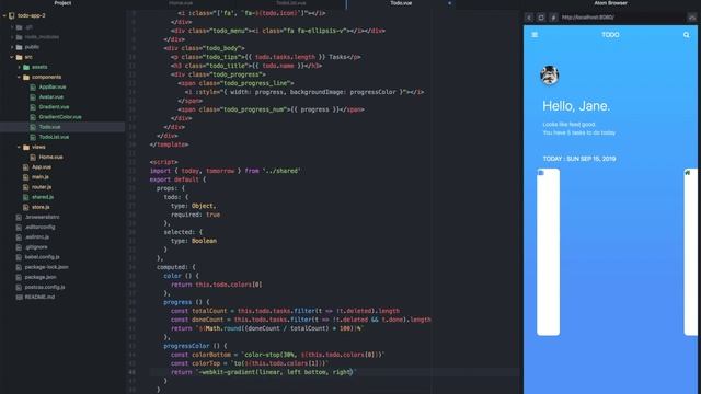 VueJS Build A Todo App | Code On-The-Fly смотреть онлайн
