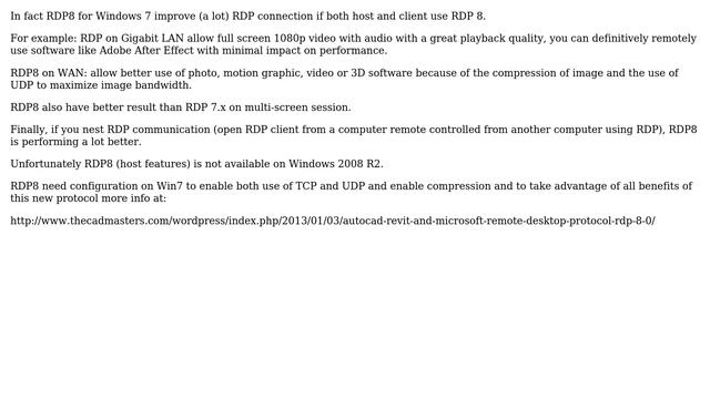 What is the benefit of RDP 8.0 on Windows 7? (2 Solutions!!) смотреть онлайн