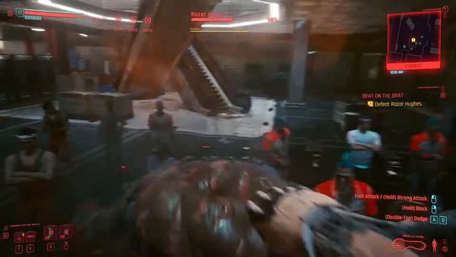 How to beat Razor Hugh EASY Cyberpunk 2077 смотреть онлайн