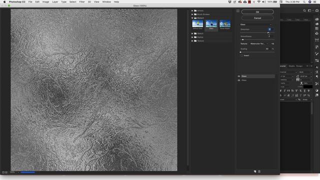 Pattern Photoshop Tutorial: Embossed Metal Effect смотреть онлайн
