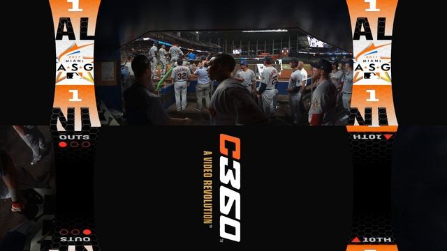 C360 MLB 2017 All Star Game Dugout View Miami 07/11/17 смотреть онлайн