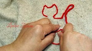 3 способа ВЫШИВКИ на СВИТЕРЕ. БЫСТРО, ЛЕГКО. 3 variants of EMBROIDERY on the SWEATER.  FAST, EASY