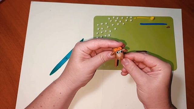 Барашек Яша. Лепка из пластилина для детей 6-7 лет. Детские поделки из пластилина. смотреть онлайн