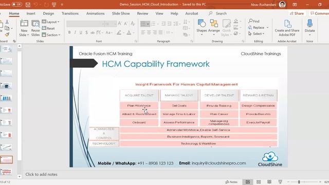Oracle Fusion HCM Demo смотреть онлайн