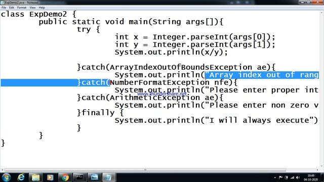 Java Exceptions Part-2 смотреть онлайн