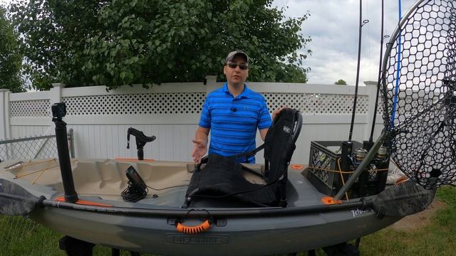 Lifetime Teton Angler Kayak Fishing Setup смотреть онлайн