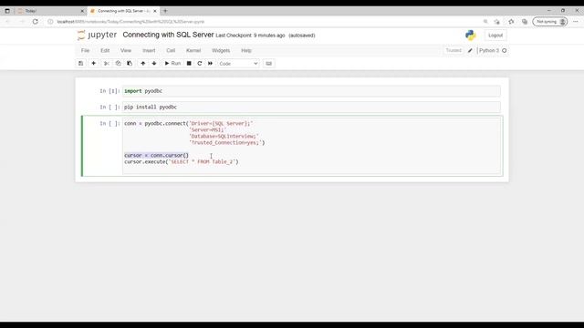 Connecting with SQL Server смотреть онлайн