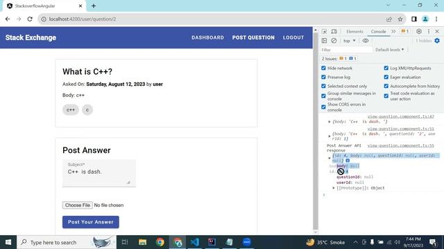 Stack Overflow Clone Spring Boot & Angular | Part 27 | Post Answer Image API in Angular | Post API смотреть онлайн