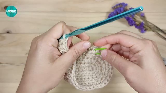 Bolso TEJIDO a CROCHET paso a paso puntos basicos | Lanitas y Colores смотреть онлайн