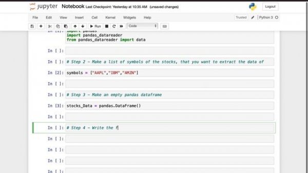 How to Extract Data of Multiple Stocks using Python