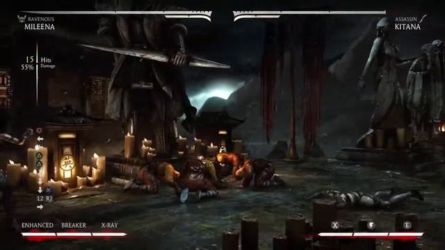Mortal Kombat X Mileena X-ray Combos смотреть онлайн