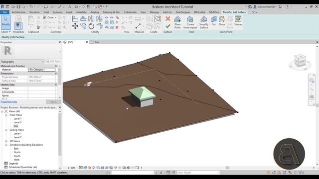 How to Model Terrain in Revit Tutorial (Site / Topography) смотреть онлайн
