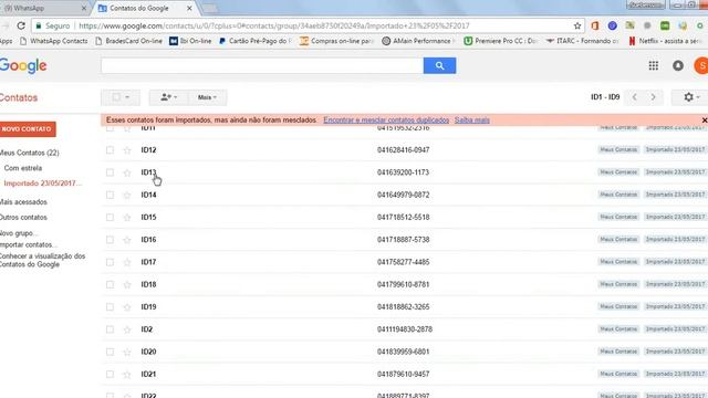 Excel VBA - Importar Contatos para Agenda do Google смотреть онлайн