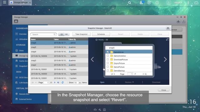 [QTS 4.2] Easily create and revert Snapshots on QNAP NAS смотреть онлайн