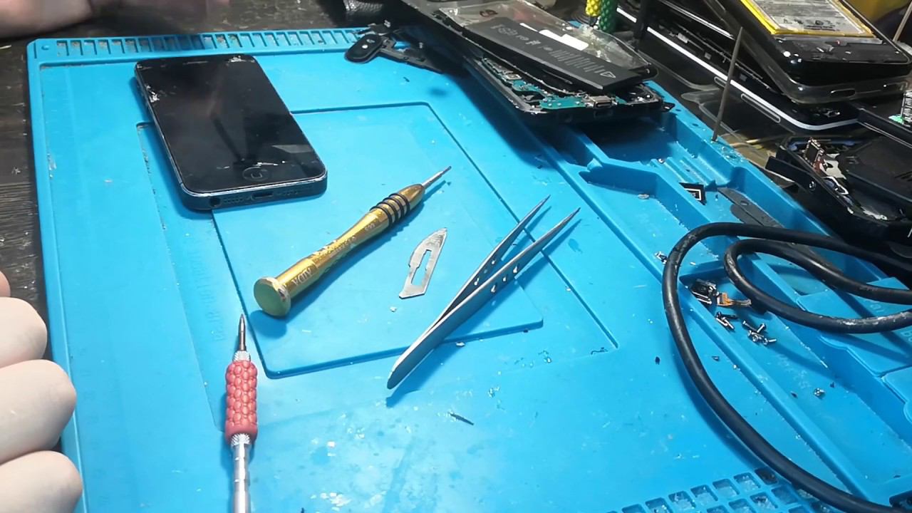 IPhone 5 разборка, замена дисплея