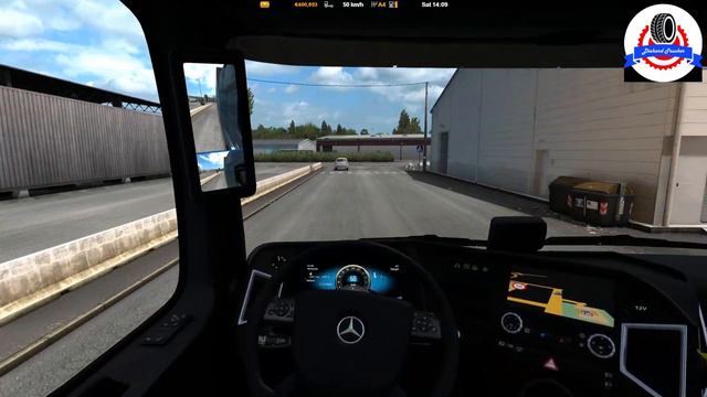 Euro Truck Simulator 2 - Mercedes Benz Urban-e Truck смотреть онлайн