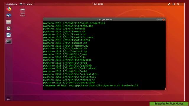 How To install PyCharm On Ubuntu 18.04 LTS смотреть онлайн
