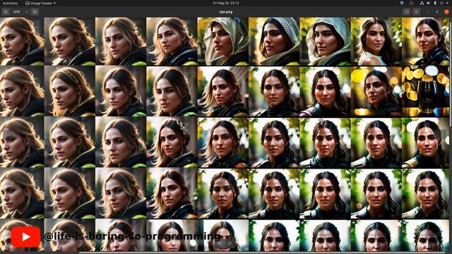 Stable Diffusion LoRA training experiment different number of dataset images part 5 смотреть онлайн
