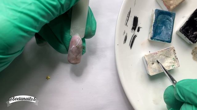 Нарисуем текстуры на ногтях акварелью . Просто и быстро даже для начинающих nail мастеров. смотреть онлайн