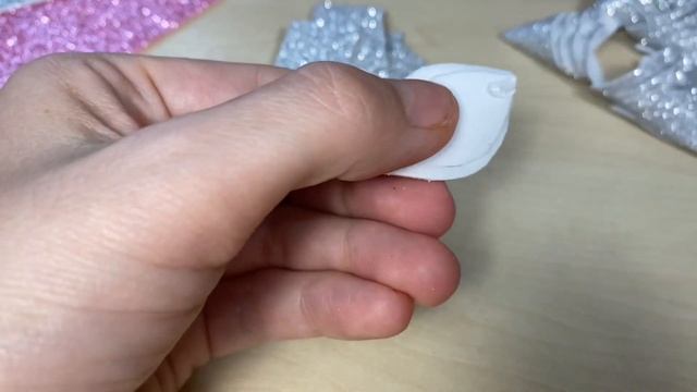 Очень КРАСИВЫЕ!❄️ Снежинки из фоамирана Новогодние поделки смотреть онлайн