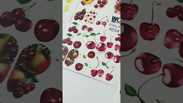Наклейки для ногтей, водные слайдеры для маникюра декор дизайна слайдер фрукты н6 смотреть онлайн