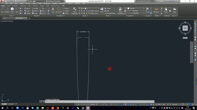 How to use autoCAD to make lathe path смотреть онлайн