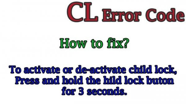 CL error code, cl error code, LG washing machine error code, LG washing machine CL error code.