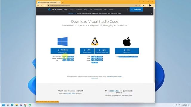 How to Install VS Code on Windows 11 | Installing Visual Studio Code on Windows 11 | VSCode Windows смотреть онлайн