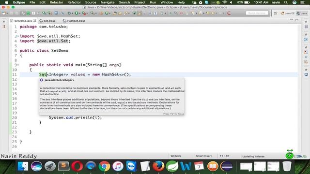 14.9 Set Interface in Java Collection Framework смотреть онлайн