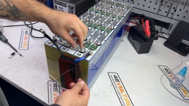 Обзор на сборку Аккумулятора LiFePO4 72V смотреть онлайн