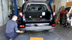 Geely Emgrand X7 снять задний бампер