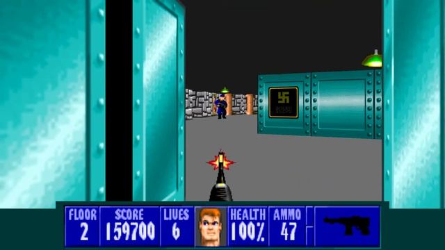 Wolfenstein 3D TC for ZDoom - E5L2 - All Secrets - I Am a Death Incarnate смотреть онлайн