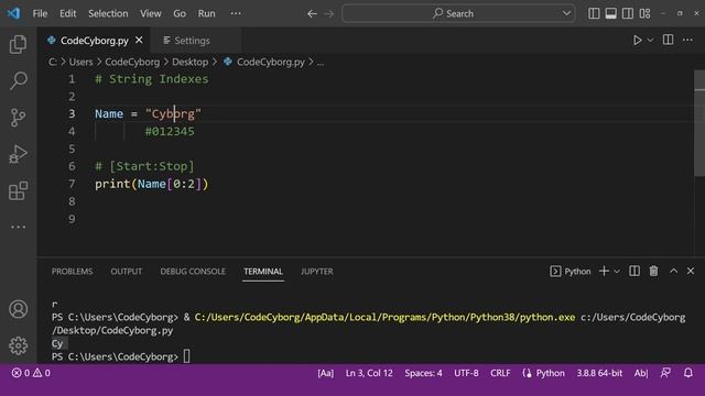 Python Tutorial For Beginners #11 - String Indexes смотреть онлайн