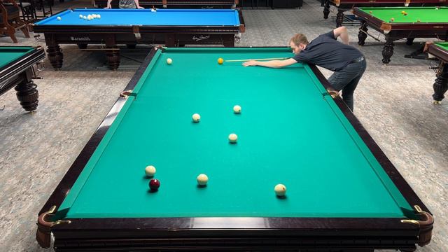 Партия 2. Русский бильярд, московская пирамида - колхоз по 400 рублей с красным смотреть онлайн