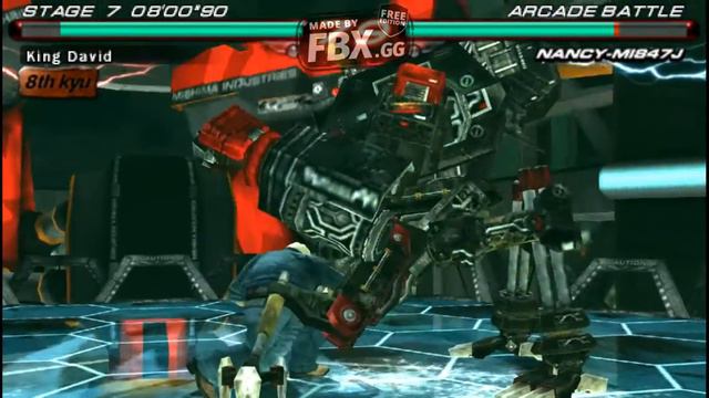 EXTRA STAGE TEKKEN 6 Gameplay on PSP and PS VITA смотреть онлайн