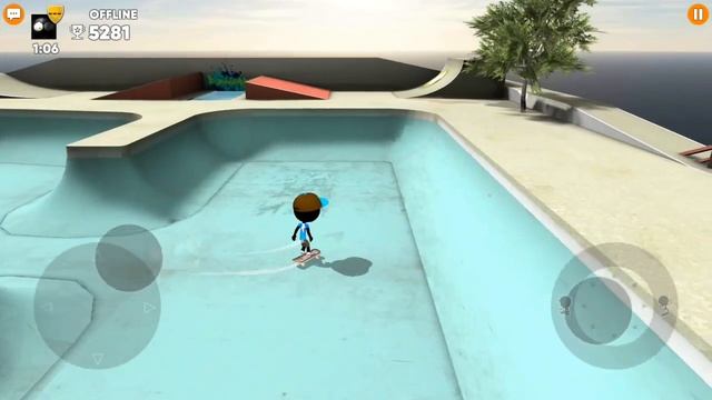 Stickman Skate Battle - Android / iOS Gameplay смотреть онлайн
