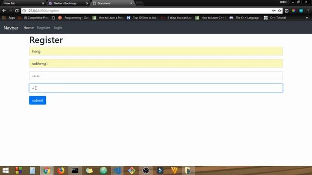 Register & login using python flask смотреть онлайн